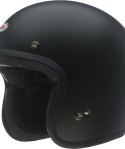 CASCO BELL CUSTOM 500 DLX NEGRO MATE 53-54 (Incluye bolsa de piel)
