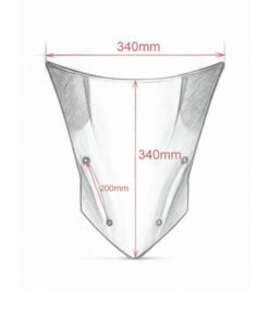 Cúpula compatible con modelos Kawasaki Z900 2017 2018 2019 Negro