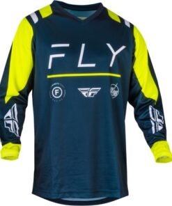 Camiseta FLY RACING F-16 - Navy / Hi-Vis / Blanco