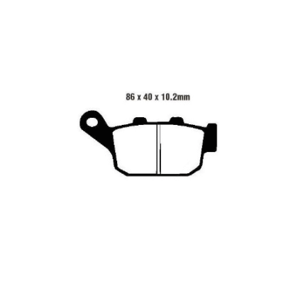 PASTILLAS DE FRENO SFA693 APRILIA HONDA PIAGGIO VESPA EBC 2013 - 2023