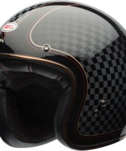 Casco BELL CUSTOM 500 RSD Check It Negro brilante/Oro