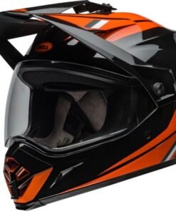 Casco BELL MX-9 Adventure MIPS - Alpine Gloss Black/Orange