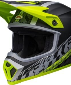 Casco BELL MX-9 Mips Offset - Mate Negro/Amarillo Hi-Viz