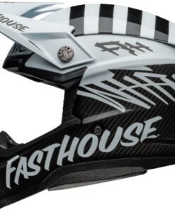 Casco BELL Moto-10 Spherical - Fasthouse Mod Squad Gloss White/Black