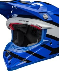 Casco BELL Moto-9S Flex - Banshee Gloss Blue/White