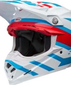 Casco BELL Moto-9S Flex - Banshee Gloss White/Red