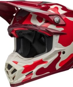 Casco BELL Moto-9S Flex - Ferrandis Méchant Gloss Red/Silver