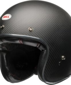 Casco Bell Custom 500 Carbon Solid Negro Mate (Incluye bolsa de piel)