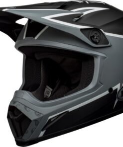 Casco Bell MX-9 Mips Twitch - Mate Negro/Gris/Blanco