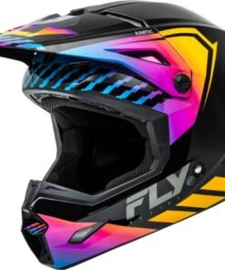 Casco FLY RACING Kinetic Menace - Negro / Sunrise