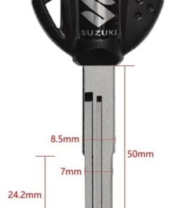 Duplicado de llave compatible con Suzuki GSXR 400 600 750 1000 bandit y mas (con CHIP) ¡¡LISTA para USAR!!