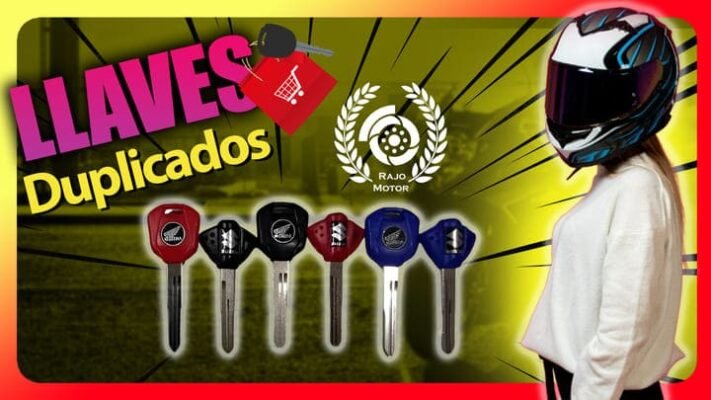 Duplicado de Llave de Moto y Llaves Vírgenes en Madrid y España