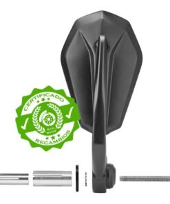 Espejo Universal manillar motocicleta accesorio KAWASAKI Z650 Z750 Z800 Z900 NINJA 7/8 r1200gs 400 " 22mm