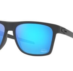 Gafas de sol OAKLEY Leffingwell Maverick Vinales Collection - lentes Prizm Sapphire, montura Matte Dark Grey