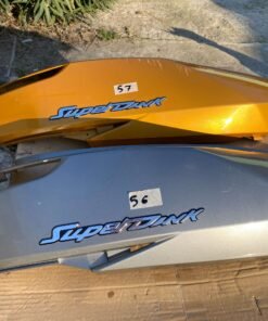 Lateral trasero derecho kymco superdink plata mostaza