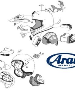 Interior casco ARAI (I/II - XS/S), 12 mm, Azul