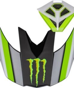 Kit Visera+Mentonera BELL MOTO-10 PRO CIRCUIT Negro/Verde