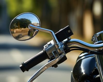 Espejos Retrovisores Limpiar-los-espejos-de-retrovisor-de-una-moto
