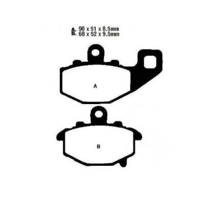 pastillas Pastillas de Frenos EBC FA192 compatible con modelos KAWASAKI ZX6R 10R ER6F 6N Z750 1000 CFMOTO NK TK 650
