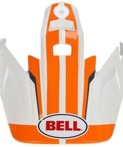 Visera Bell MX-9 Adventure Raid naranja blanco