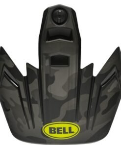 Visera Bell MX-9 MIPS STEALTH Negro/Amarilo Flúor