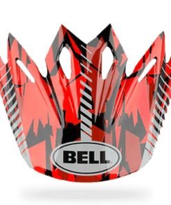Visera Bell Moto-9 Camo Rojo