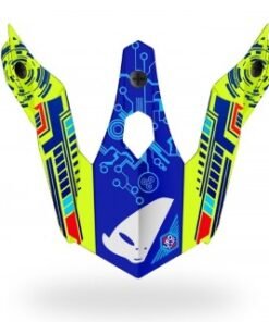 Visera UFO ACTIVE X, Azul/Amarillo Neón/Rojo