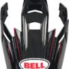 Visera casco Bell MX-9 Adventure Berm negro rojo blanco