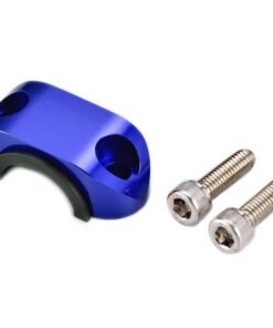 Abrazadera superior soporte maneta con goma ART azul