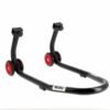caballete-delantero-bihr-home-track-color-negro-mate-y-ruedas-rojas