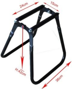 Caballete moto Trial Plegable Color negro