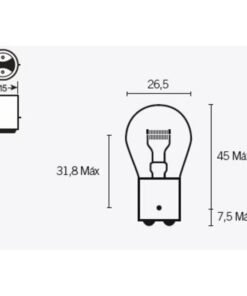 caja-de-10-lámparas-bilux-6v21-5w