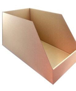 Caja de cartón automontable V PARTS para organización de stock - 560x320x300mm