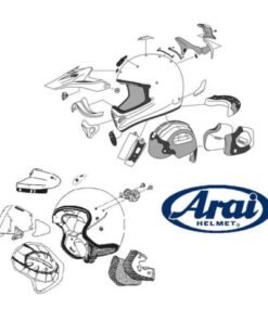 carrilleras arai 20 mm modelos x temd ram ct ram