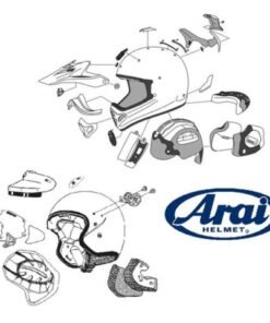 carrilleras arai 30 mm modelos sz ram x