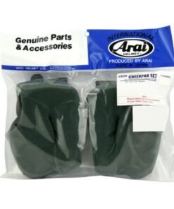 carrilleras arai dry cool 30 mm gris modelos rebel chaser v