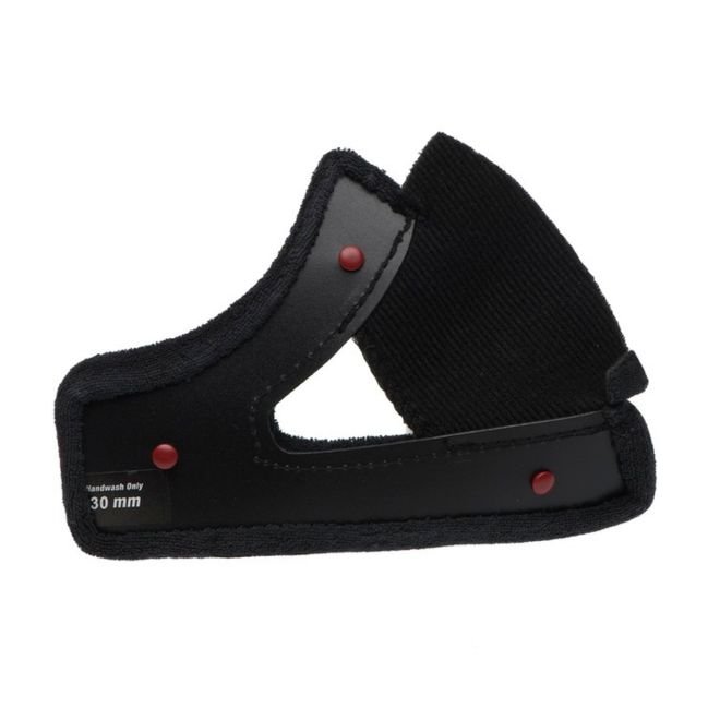 CARRILLERAS carrilleras bell moto 3 color negro 25 mm