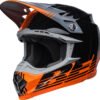 casco bell moto-9 mips louver negro naranja 58-59 talla l