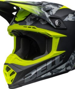 Casco BELL MOTO-9 MIPS VENOM Negro Mate/Amarillo, 58-59 / Talla L