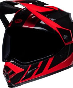 casco bell mx-9 adventure mips dash negro rojo