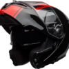 casco bell srt modular ribbon negro rojo