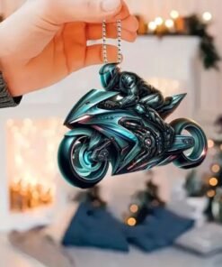 colgante acrílico de motocicleta 2d moda y accesorio para mochila