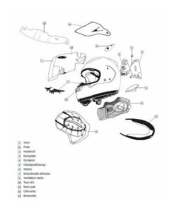 cubiertas laterales arai oriental multi modelos vas v