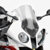 cúpula para bmw s1000rr 2009 al 2014 negra y transparente