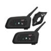 ejeas casco de motocicleta V6 PRO walkie-talkie con Bluetooth, máximo 6 conductores y 800 metros de alcance