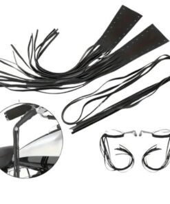 Empuñaduras empuñaduras de manillar de motocicleta con borlas de palanca de freno