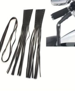 Empuñaduras empuñaduras de manillar de motocicleta con borlas de palanca de freno