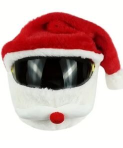 gorro navideño para cascos de motocicleta