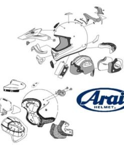 interior casco arai i ii xs s 7 mm modelos sz ram 4