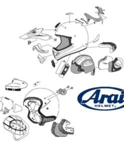 interior casco arai iii m l 5 mm gris modelos rx7 gp